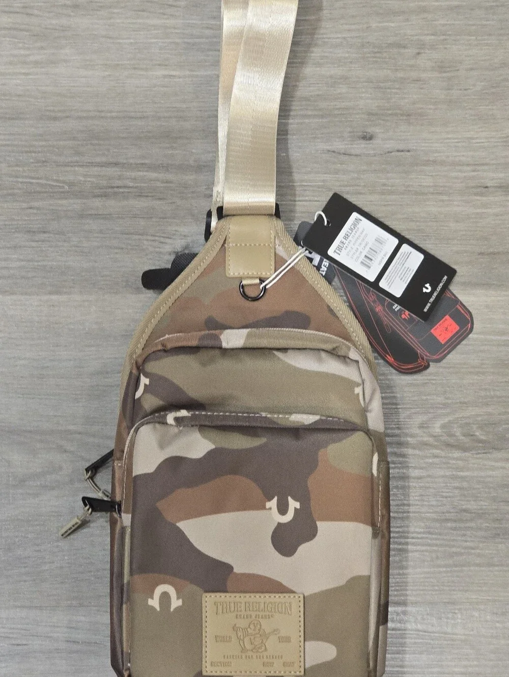 True Religion Pippen Max Sling Bag- Camo